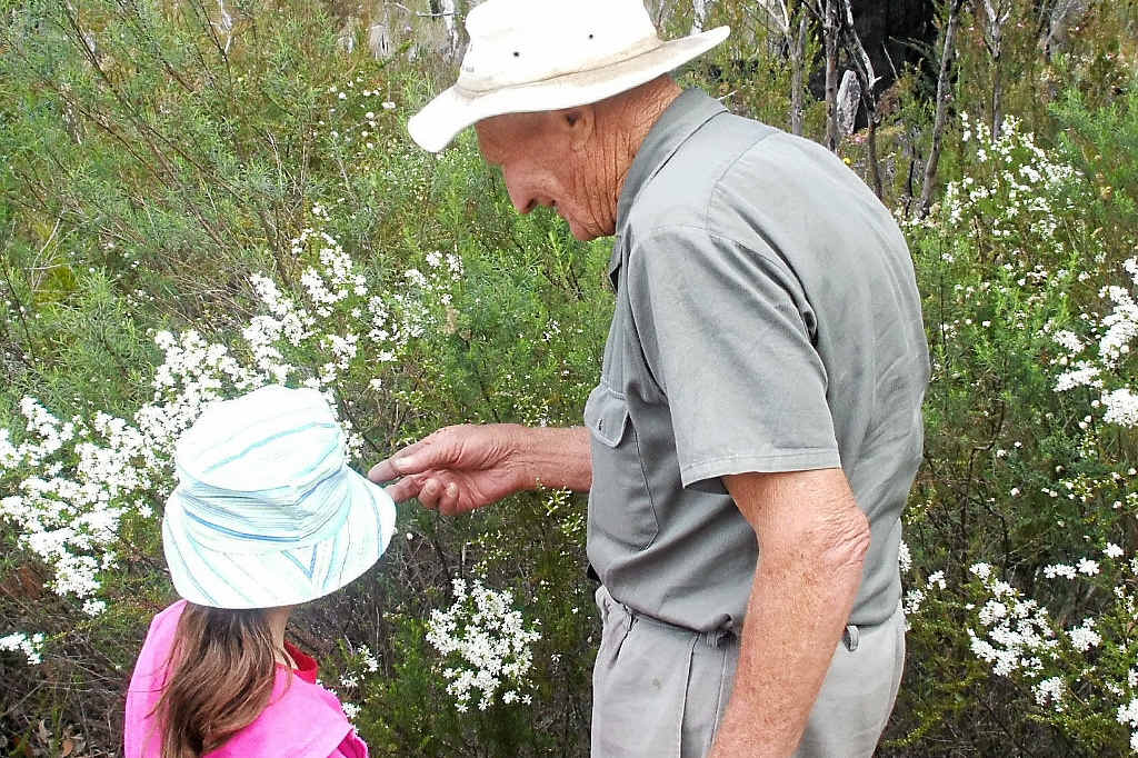 GUIDE: Bill doing what he did best, showing people the wonders of nature. GUIDE: Bill doing what he did best, showing people the wonders of nature.